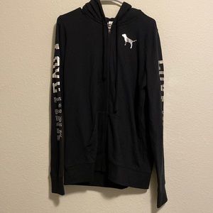 Victoria’s Secret Pink Bling Zip-up hoodie